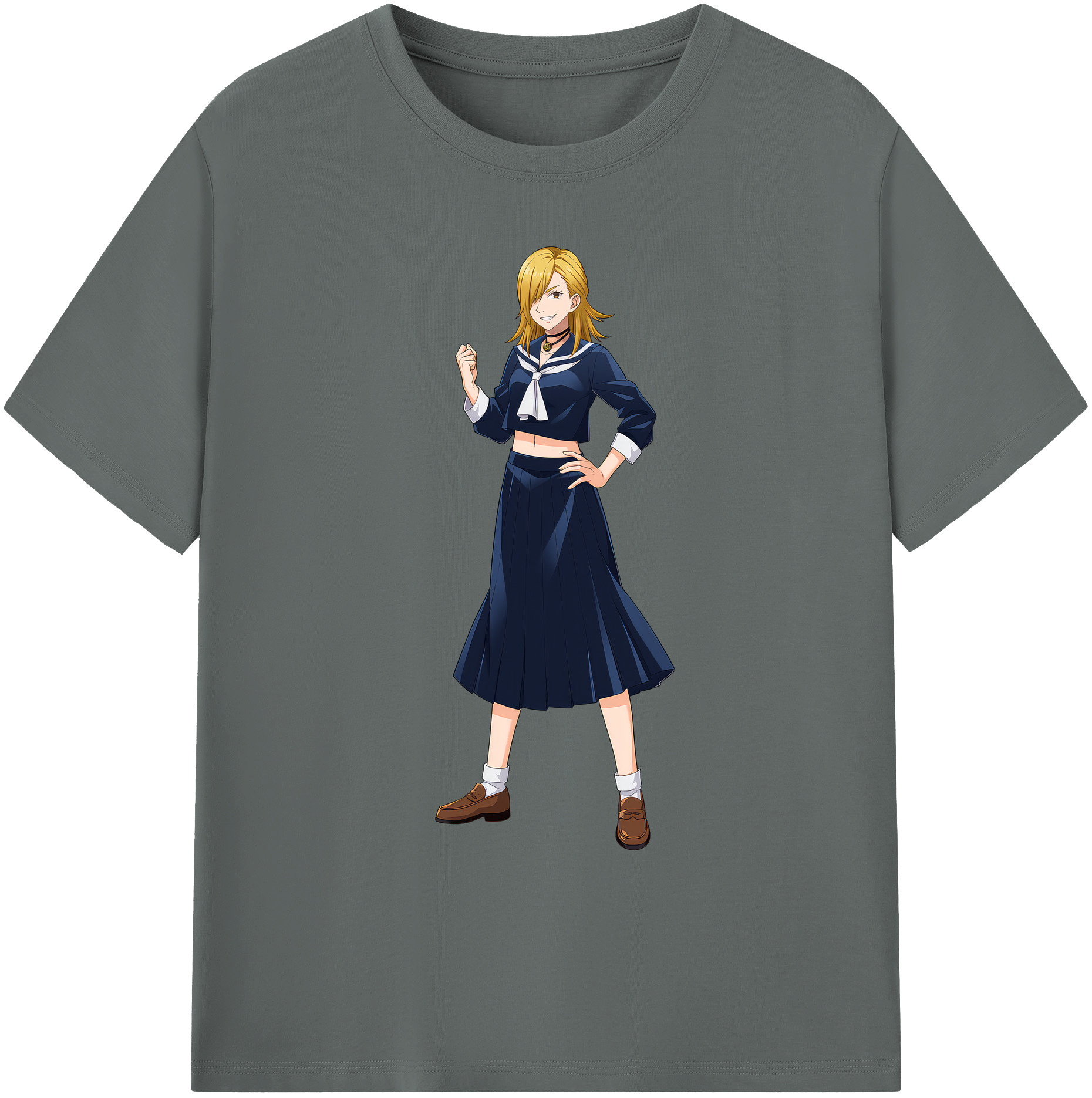 （画像用） 呪術廻戦 Jujutsu Kaisen 綿100％ メンズ半袖Tシャツ｜肌触りやわらか＆通気性